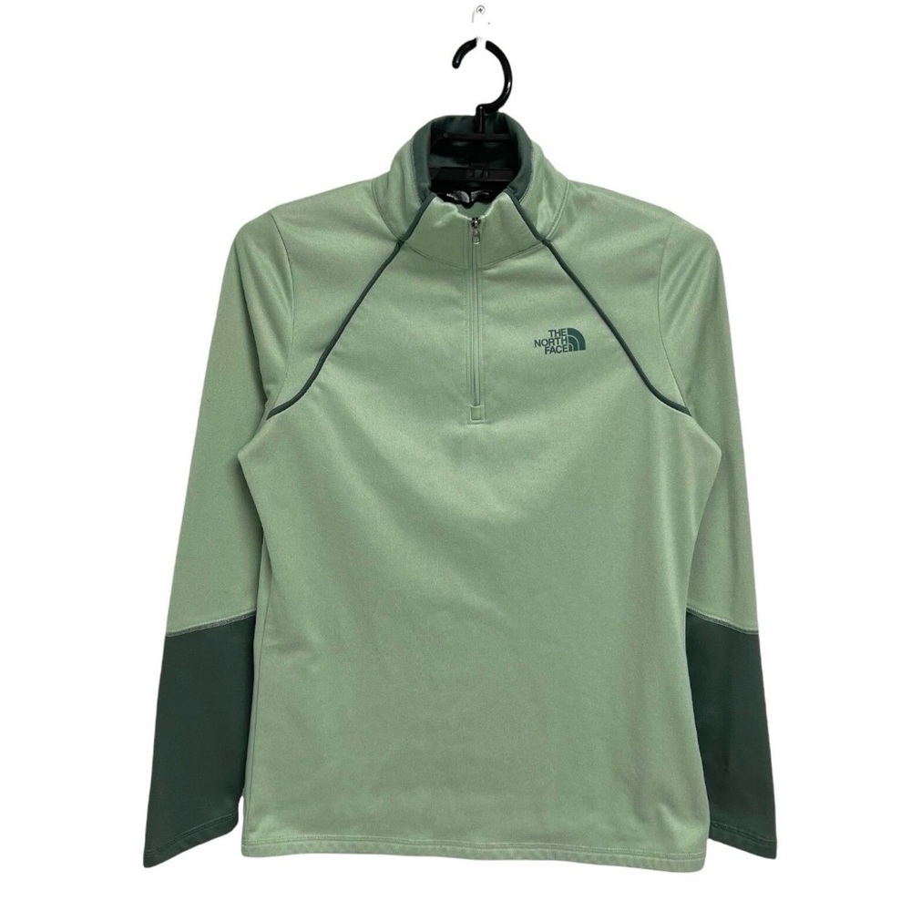 The North Face Sage Green Half-Zip Top